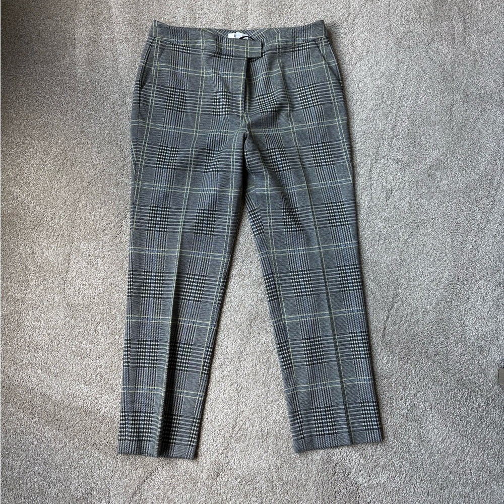 Bar III Black White Capri Dress Pants